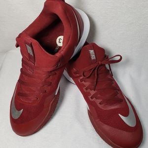 Nike Zoom Shift Mens Red Basketball Shoes Size 13 Sneakers Pre-Owned